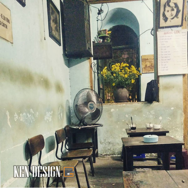 Thiết kế quán cafe view Hồ Gươm